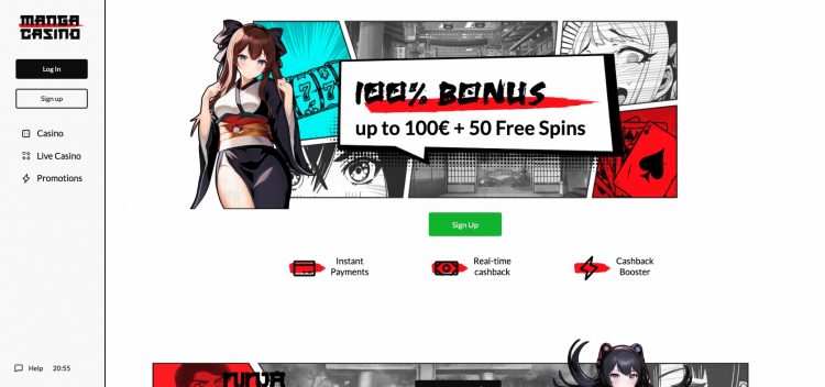 manga casino login