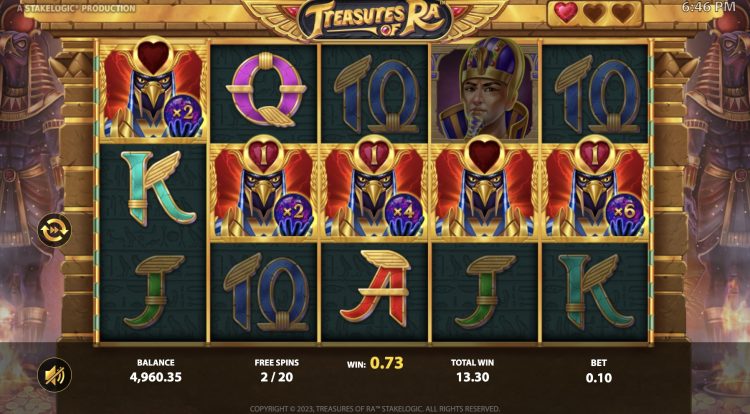 Treasures of Ra - Bonus