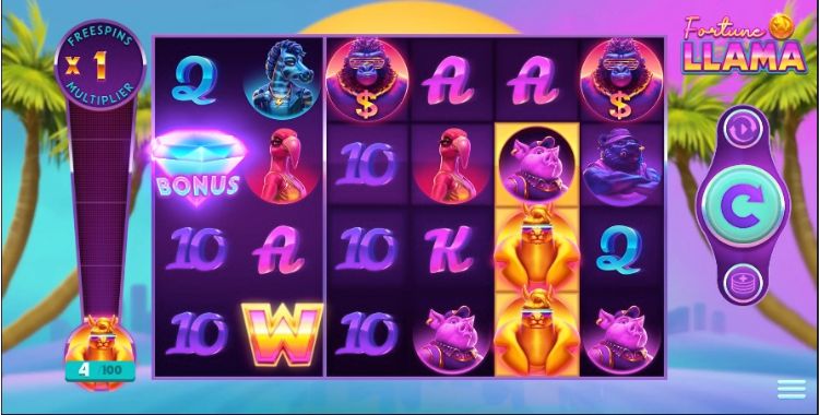 Fortune Llama - Gameplay