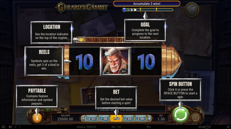 Gerard's Gambit - Gameplay