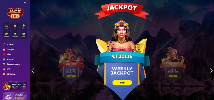 Jacktop Casino – Promoties en Bonussen