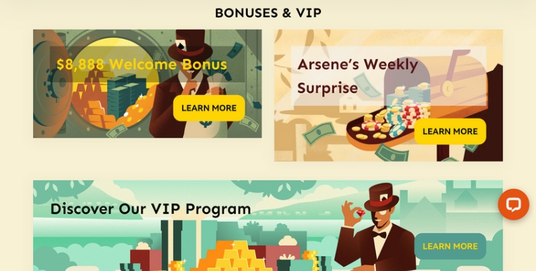 Lupin Casino – Promoties en Bonussen