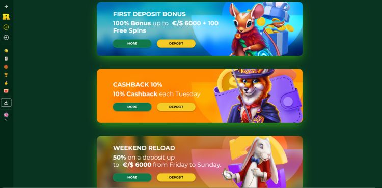 Rakoo Casino – Promoties en Bonussen