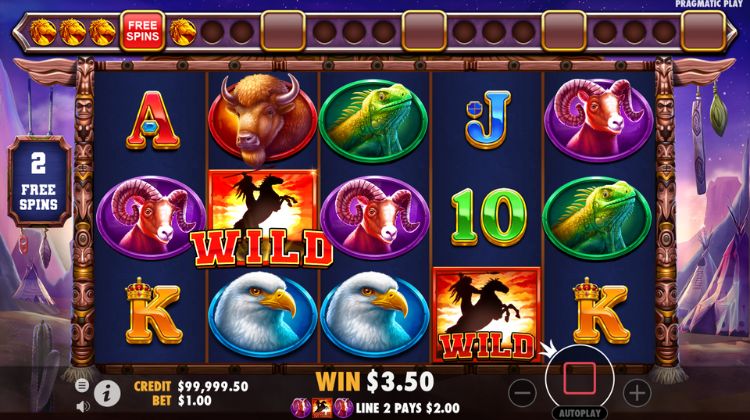 Mustang Trail Free Spins Bonus