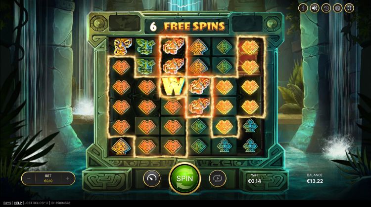 Lost Relics 2 Free Spins