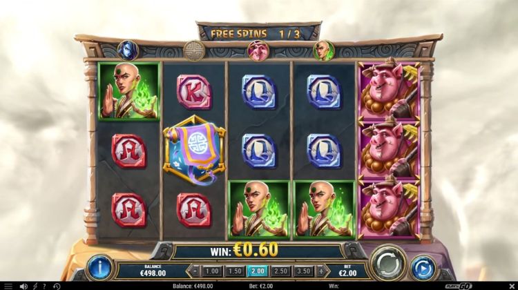 Monkey: Battle for the Scroll Free Spins Bonus