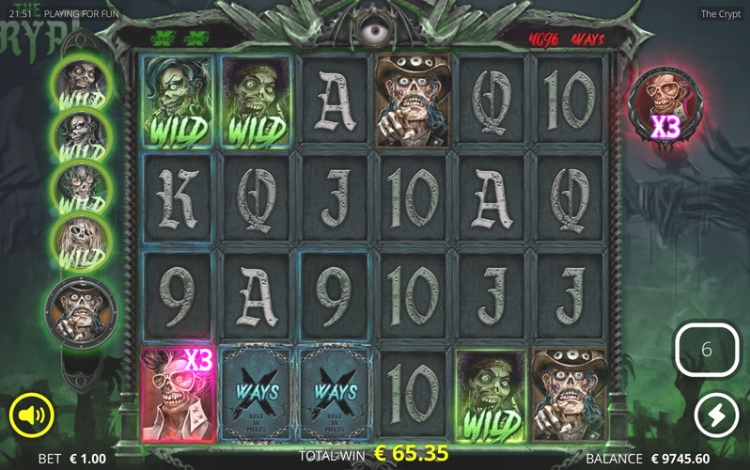The Crypt slot bonus