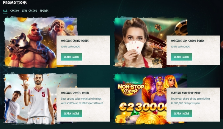 Nords Casino Promoties en Bonussen