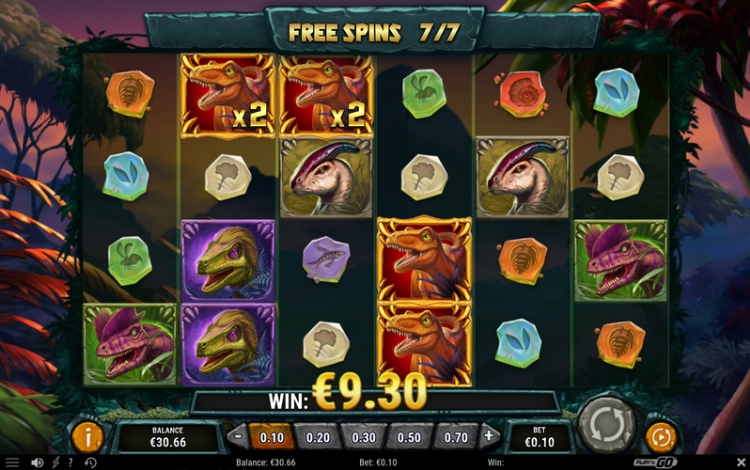 Raging Rex 3 Free Spins Bonus