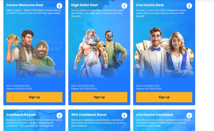 Is 30Bet Casino betrouwbaar? Expert Review van CasinoJager