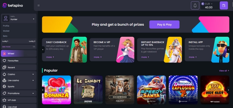 BetSpino Casino Betrouwbaar