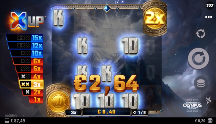 Chronicles of Olympus II Free Spins Bonus