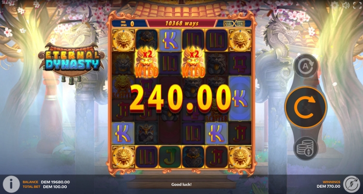 Eternal Dynasty Free Spins Bonus