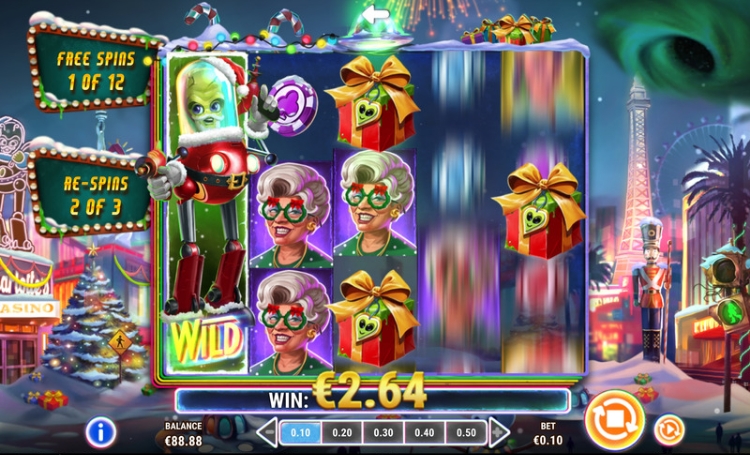 Invading Vegas Las Christmas Free Spins