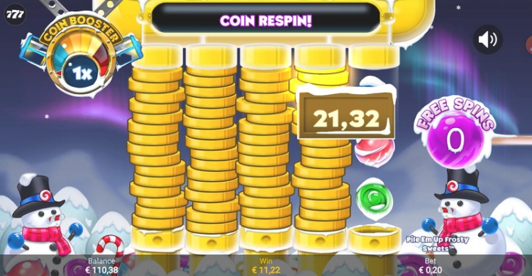Pile 'Em Up Frosty Sweets Free Spins