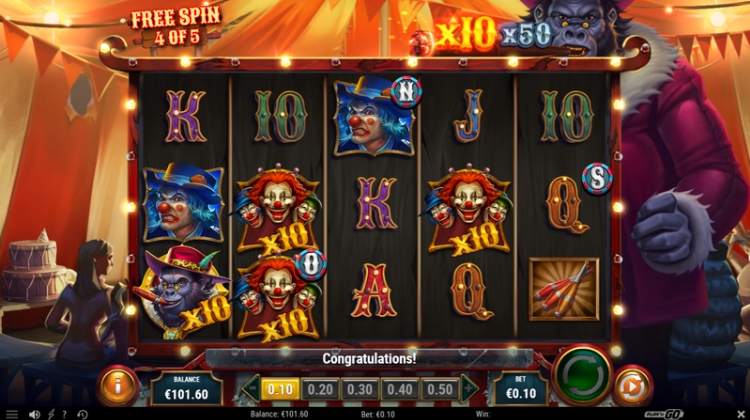 3 Clown Monty 2 Free Spins