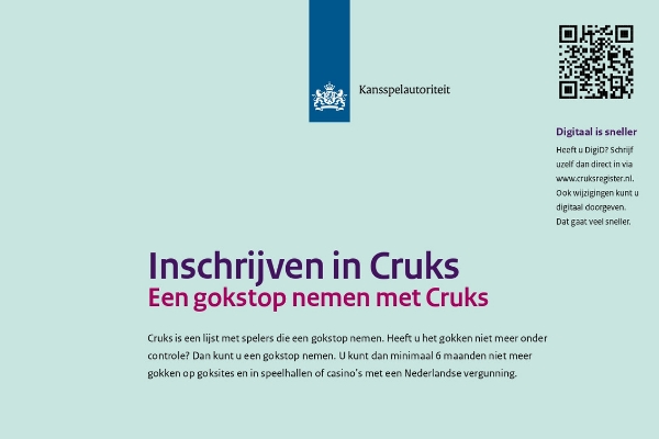 Inschrijven bij Cruks