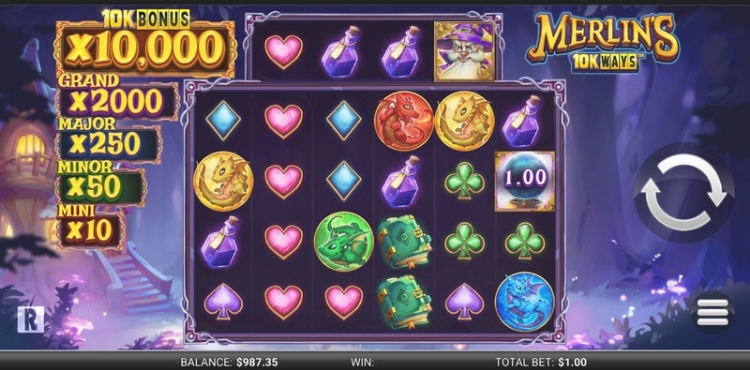 Merlin's 10K Ways Gameplay