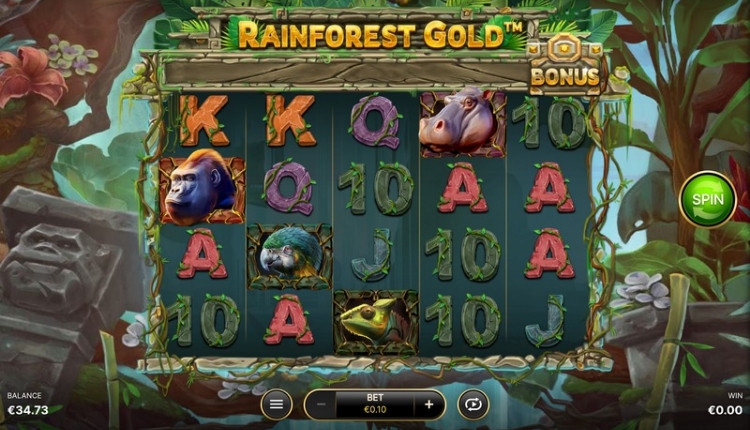 NetEnt Rainforest Gold Gameplay