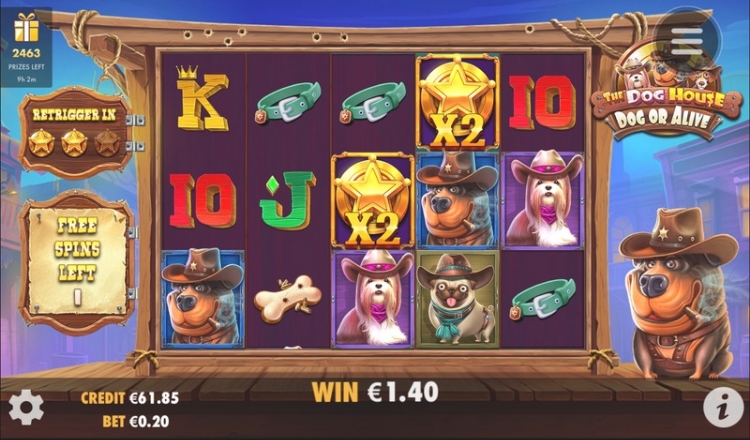 The Dog House: Dog or Alive Free Spins