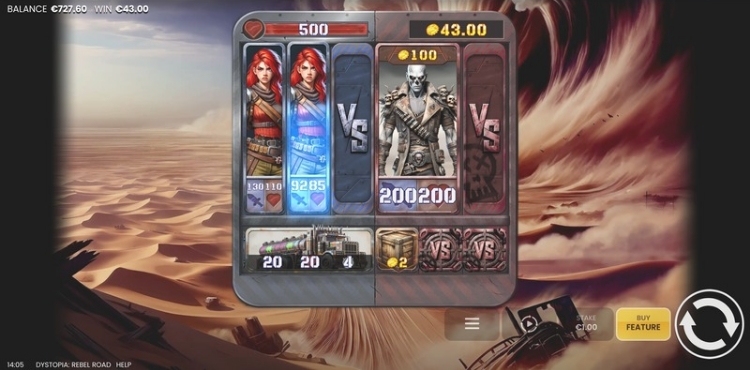 Dystopia Rebel Road Showdwon Bonus