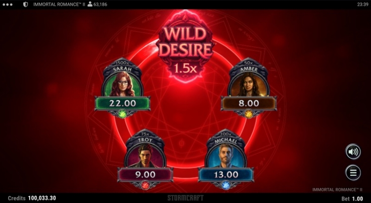 Immortal Romance 2 Jackpot Spin