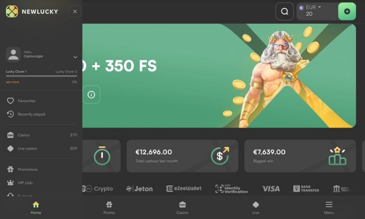 NewLucky Casino Betrouwbaar