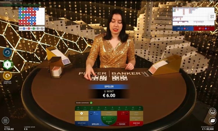 Grand Baccarat Side Bet Uitbetaling