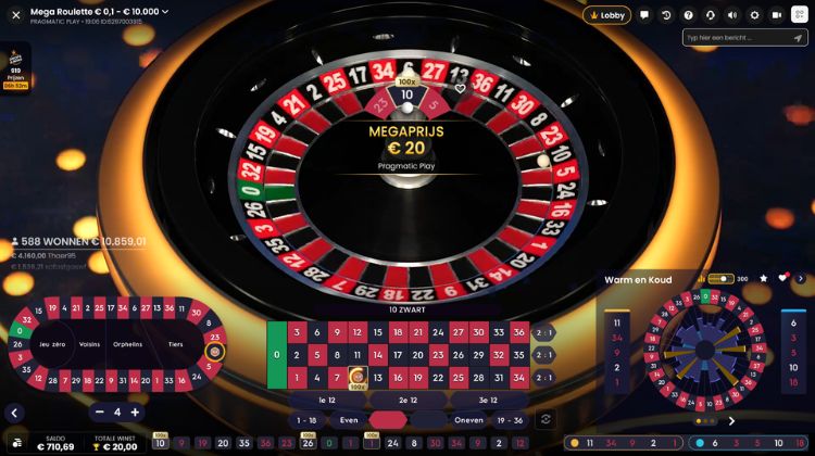 Mega Roulette Multiplier Megaprijs