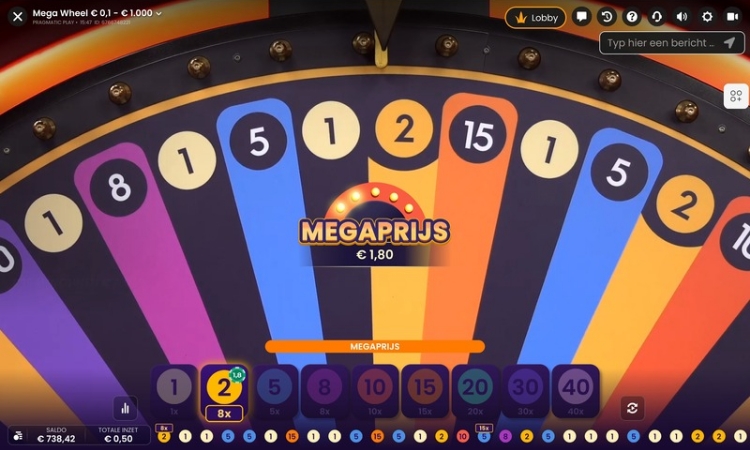 Mega Wheel Multiplier Megaprijs