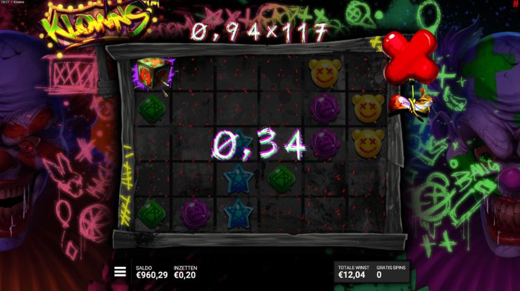 Klowns Free Spins Bonus