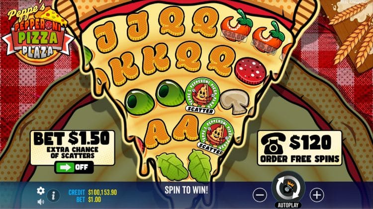 Reel Kingdom Peppe's Pepperoni Pizza Plaza Gameplay