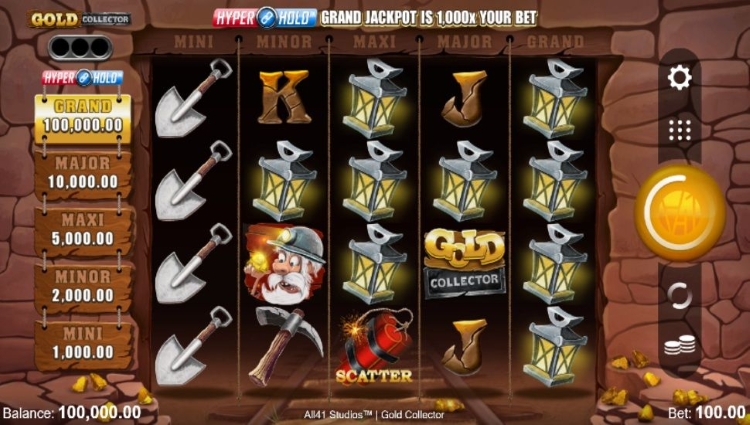Gold Collector Hyper Hold beste online casino