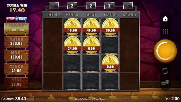 Gold Collector Hyper Hold top 10 online casino's