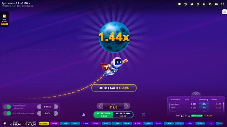 Pragmatic Play Spaceman Gameplay
