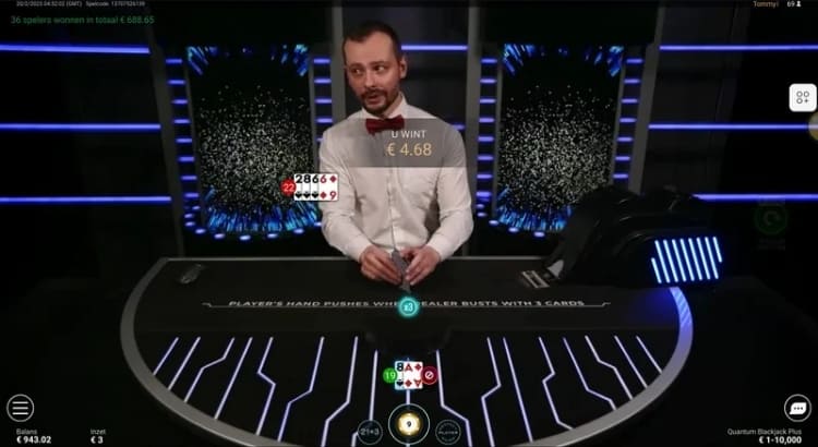 Quantum Blackjack Multiplier