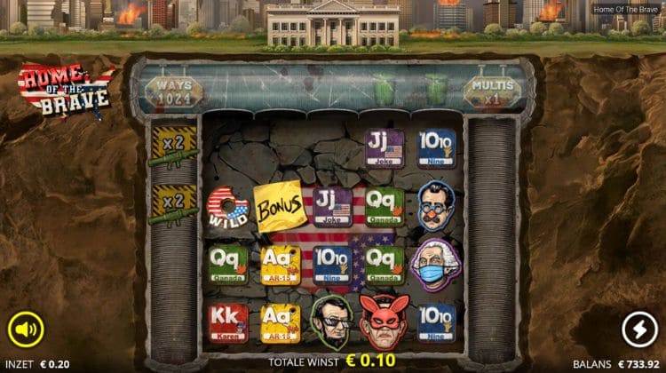 Nolimit City Home of the Brave Gameplay
