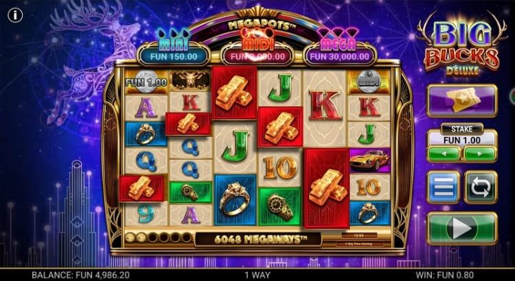 Big Time Gaming Big Bucks Deluxe Gameplay