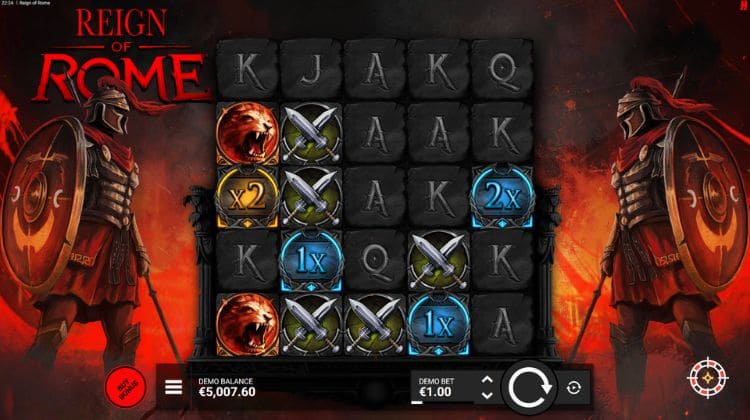 Hacksaw Gaming Reign of Rome Gameplay