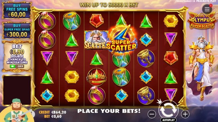 Pragmatic Play Gates of Olympus Super Scatter Gameplay