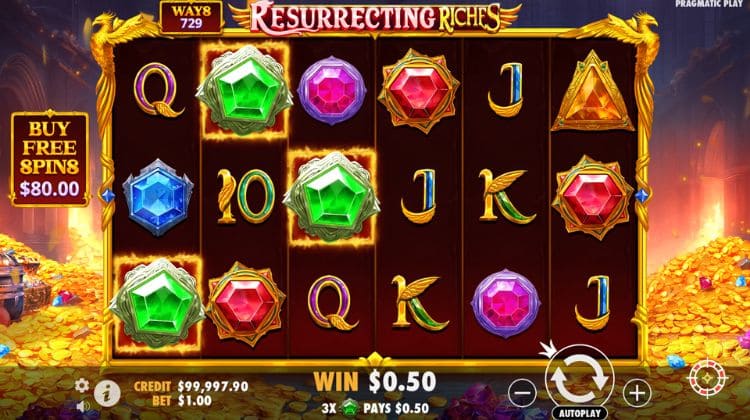 Pragmatic Play Resurrecting Riches Gameplay