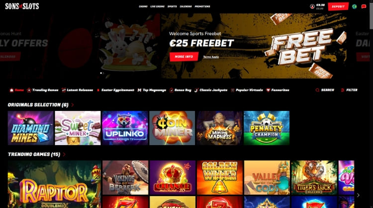 Sons of Slots Betrouwbaar