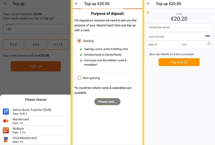 Beste MuchBetter Goksite - Geld Opladen