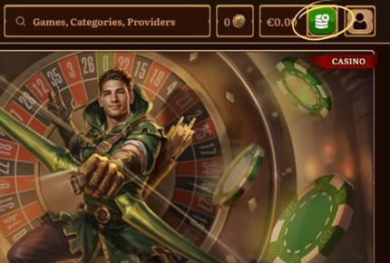 Betalen in het Debetkaart Casino - Cashier