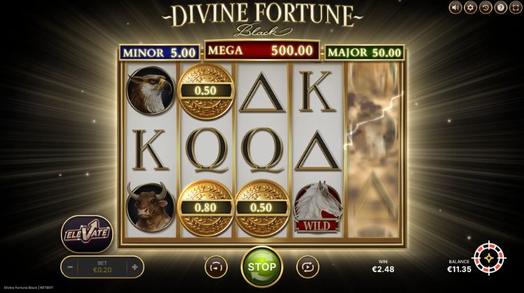 Divine Fortune Black Cash Prizes