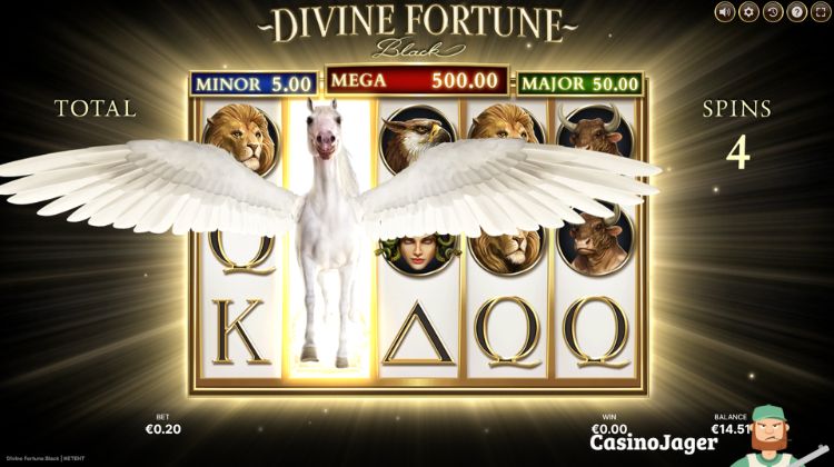 Divine Fortune Black Divine Spins
