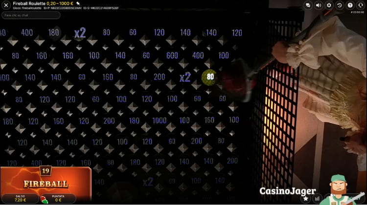 Fireball Roulette Bonus Winst