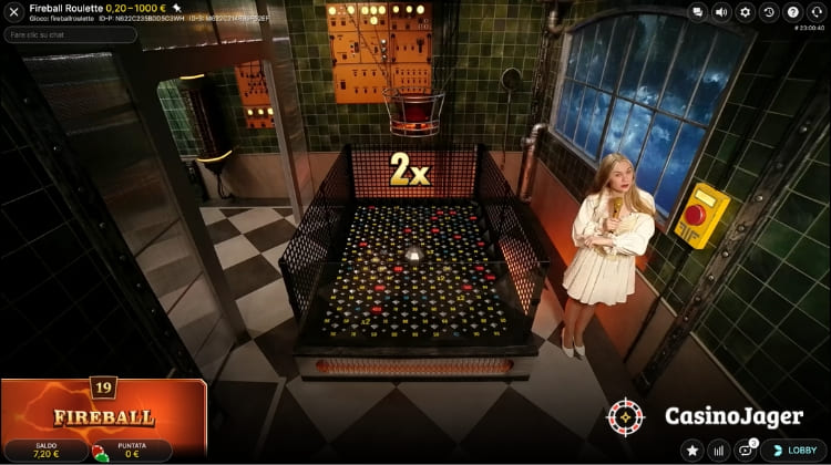 Evolution Fireball Roulette Gameplay