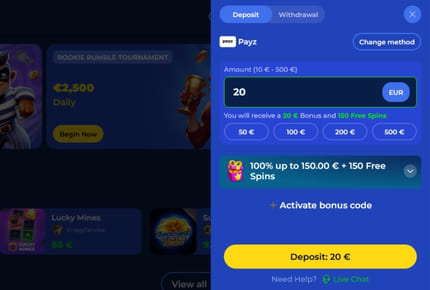 Payz Goksite - Stort met Bonus