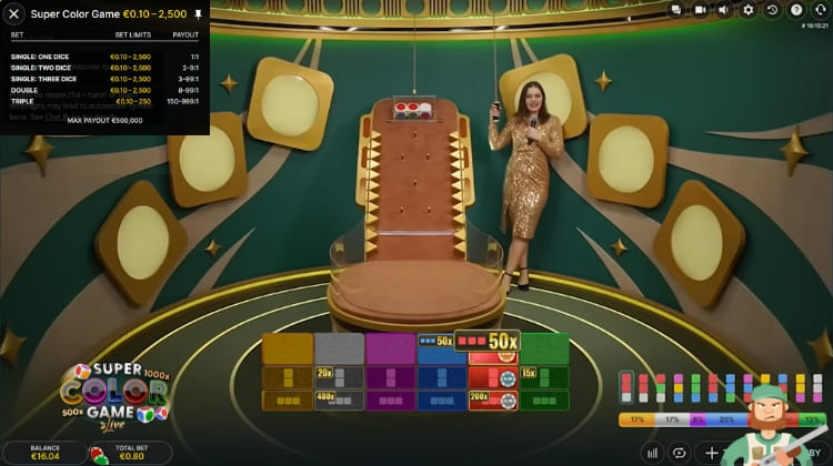 Super Color Game Multipliers